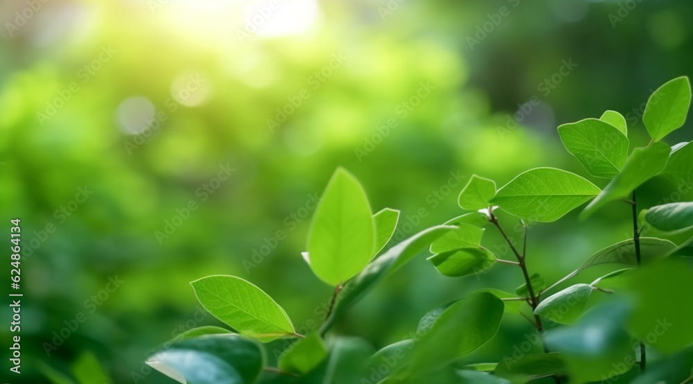 Closeup beautiful view of nature green leaves on blurred greenery tree background Closeup beautiful view of nature green leaves on blurred greenery tree background