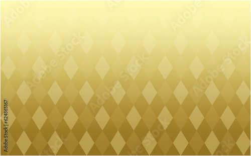 ダイヤ柄金色グラデーション