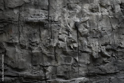 Wall fragment  gray texture background. Generative AI