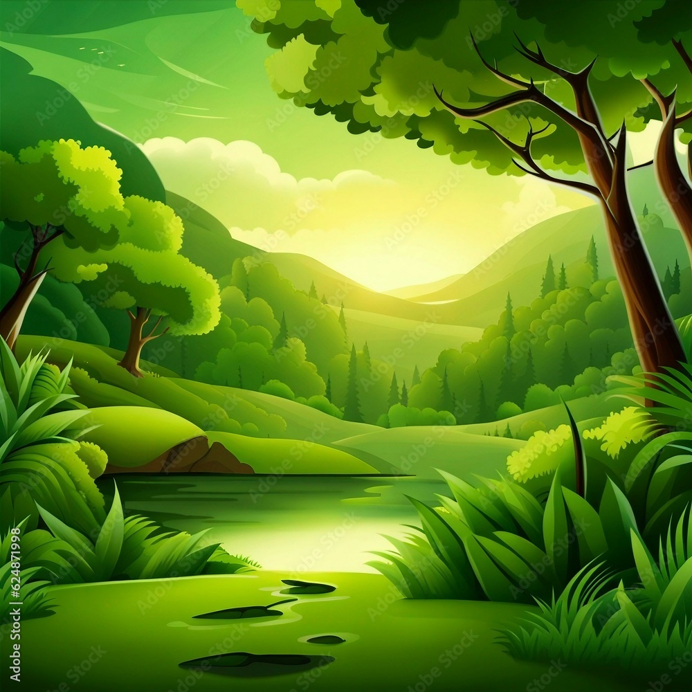 Obraz premium tree leaf nature background