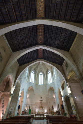 Monastery Church of Santa Margarita  center of history and military culture of the balearics  Palma  Majorca  Balearic Islands  Spain