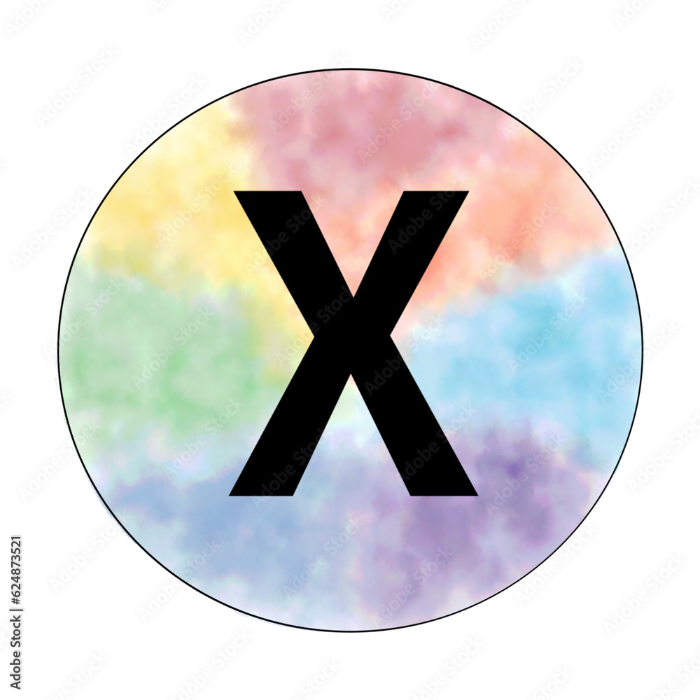 Obraz premium Colorful alphabet design logo