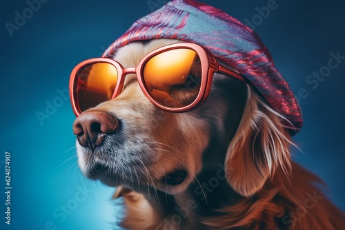 Dog with shades