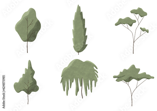 Bild auf Leinwand Trees