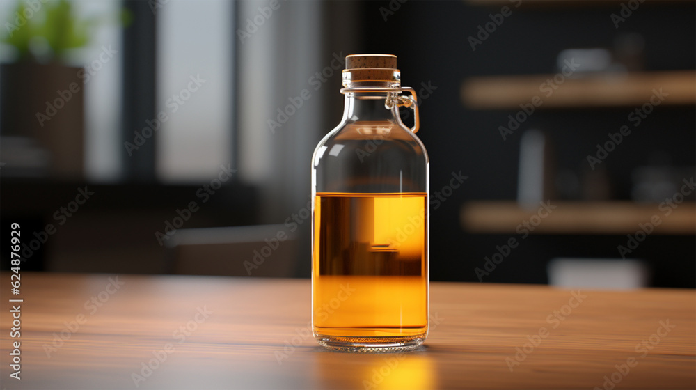 Natural transparent glass bottle Natural transparent glass bottle