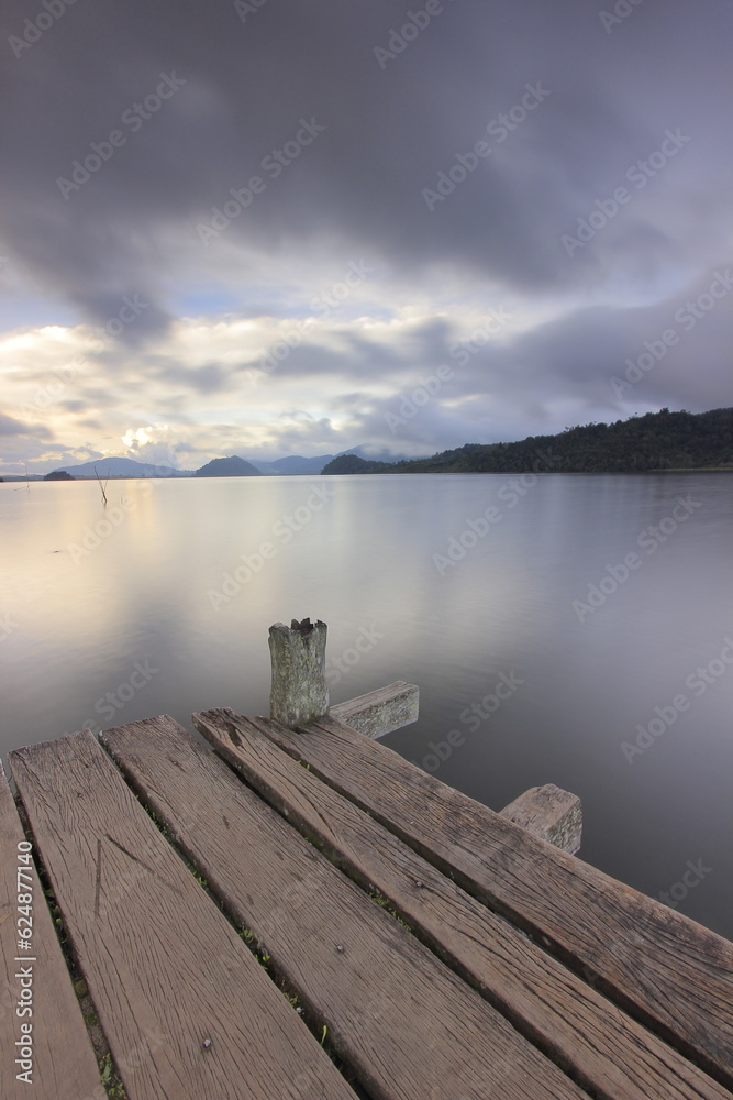 Fototapeta premium Mooat Lake Located in Bolaang Mongondow Regency North Sulawesi
