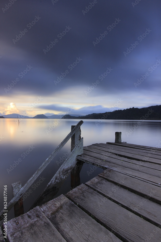 Fototapeta premium Mooat Lake Located in Bolaang Mongondow Regency North Sulawesi