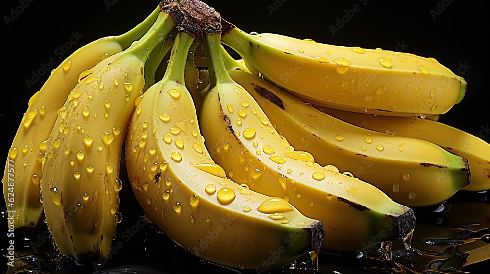 fresh banana product photography