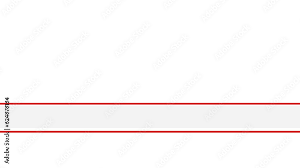 Red, and White colored simple trendy minimal design lower third call out title action in transparent background - ready to use Red, and White colored simple trendy minimal design lower third call out title action in transparent background - ready to use