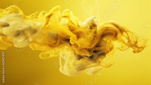 Generative Ai. Yellow smoke