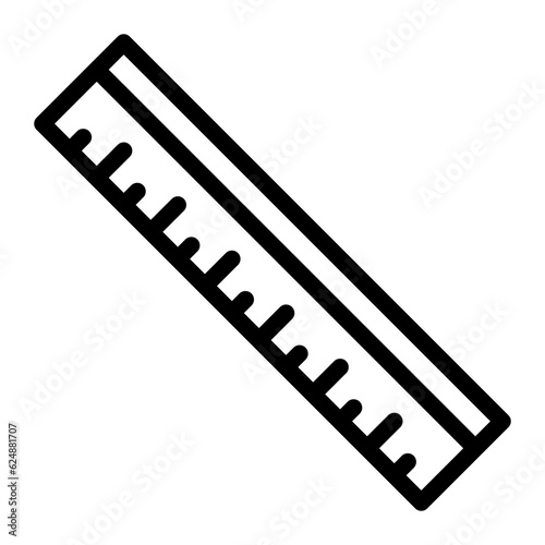 ruler line icon