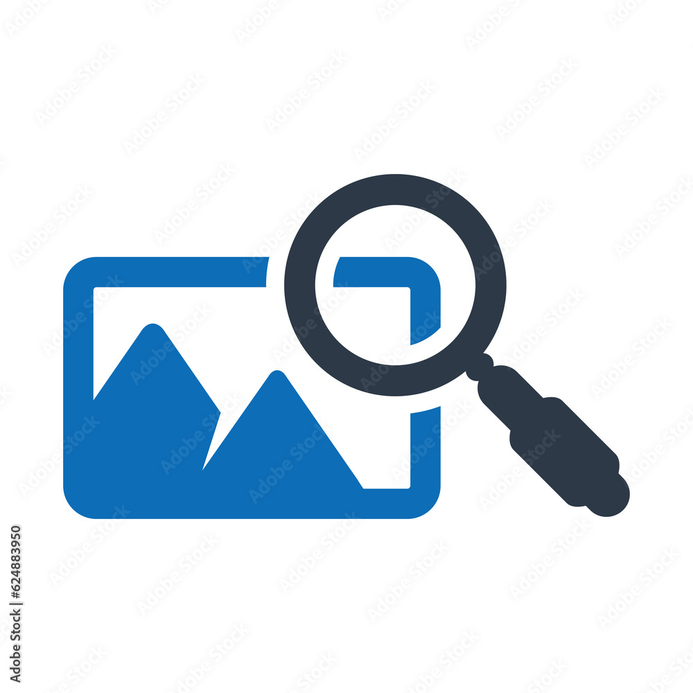 Image Search Flat Blue Icon Isolate On White Background Vector Illustration | Seo Icons Image Search Flat Blue Icon Isolate On White Background Vector Illustration | Seo Icons
