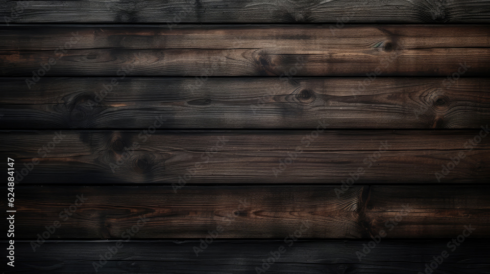 Naklejka premium Design of dark wood background