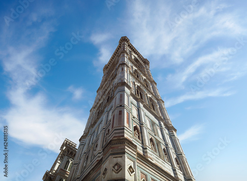 The Giotto's Campanile of the Cathedral, in Florence