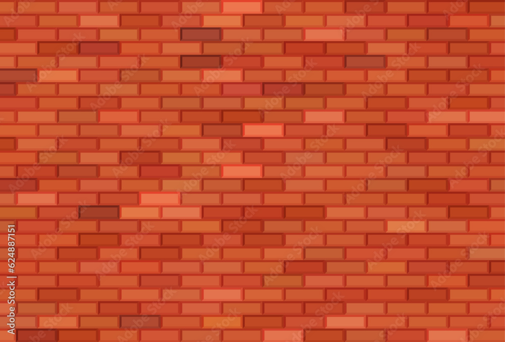 Obraz premium Brown brick wall background