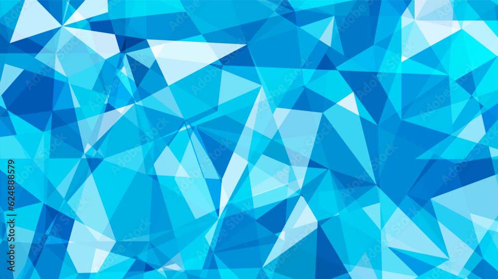 Fototapeta premium Abstract blue geometrical background