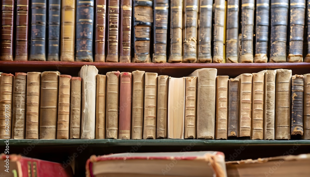 old books in a library, stack, bookshelf, shelf, isolated, row, ancient, vintage old books in a library, stack, bookshelf, shelf, isolated, row, ancient, vintage