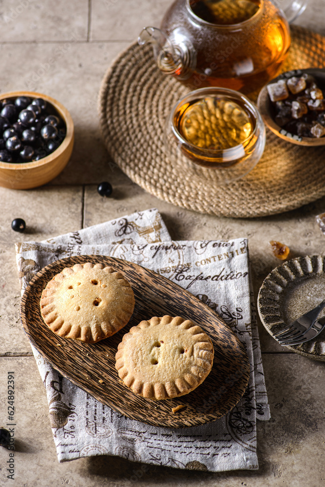 coockies of shortbread dough with jam coockies of shortbread dough with jam