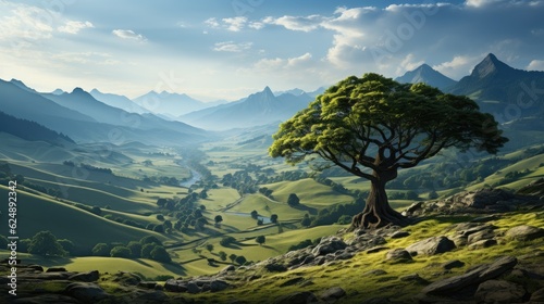 Simple and beautiful scenery, nature wallpaper © Media Srock
