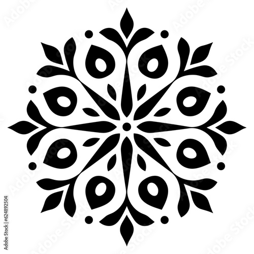 Simple minimalistic mandala