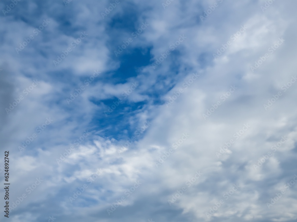 Obraz premium blue sky with clouds background