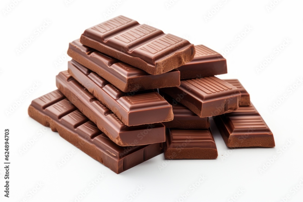 Appetizing chocolate made from natural cocoa and milk. Background with selective focus and copy space Appetizing chocolate made from natural cocoa and milk. Background with selective focus and copy space