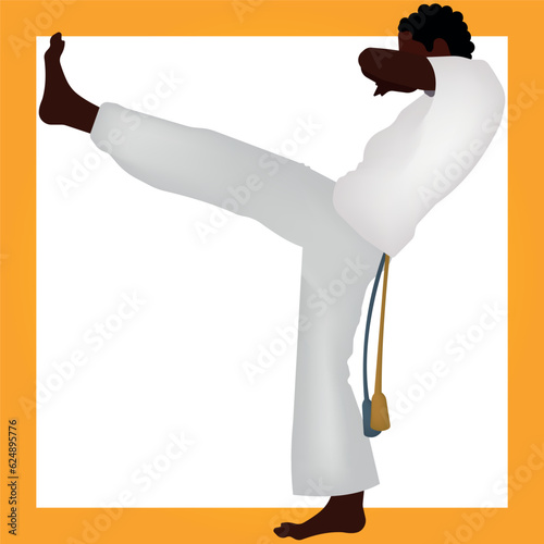 FIGHT CAPOEIRA AFRICAN CULTURE GAME DANCE (ID: 624895776)