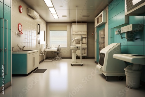 vet clinic interior with modern equipment, created with generative ai © Alfazet Chronicles