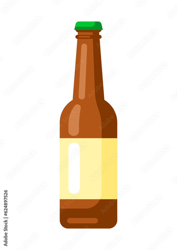 Beer glass bottle illustration. Beer festival or Oktoberfest. Beer glass bottle illustration. Beer festival or Oktoberfest.