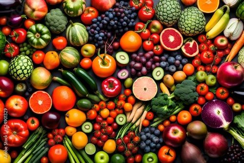 fruits and vegetables generated Ai Technology
