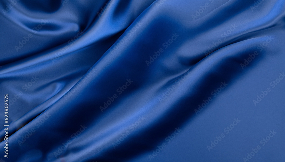 Fototapeta premium blue silk background
