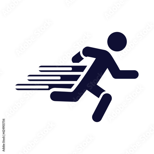 Running Man, Running, Man run fast, race, sprint, fast Runner icon