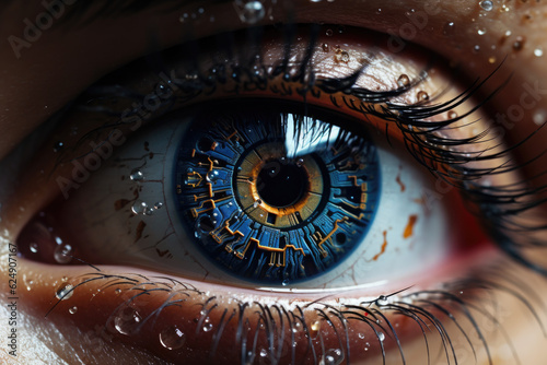 Cyberpunk Eye - Artificial Intelligence - Augumented Humans 2
