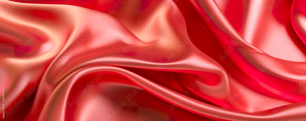 Obraz premium abstract background luxury cloth. Smooth elegant silk can use as wedding background. Generative AI