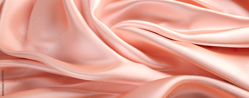 Fototapeta premium abstract background luxury cloth. Smooth elegant silk can use as wedding background. Generative AI