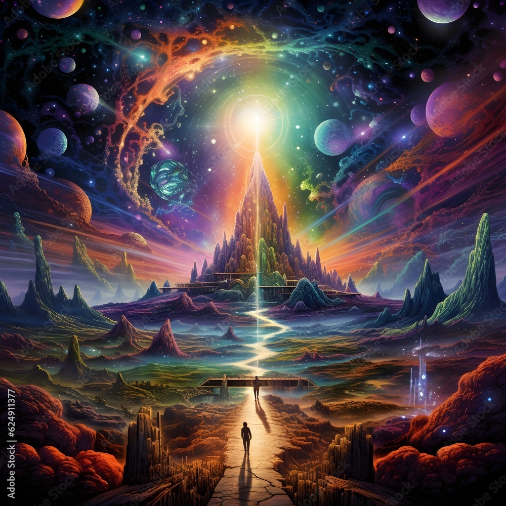 Fototapeta premium Expedition into Cosmic Realms