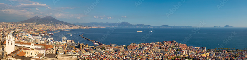 The panorama of Naples	
