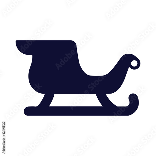 Christmas, sled, sledge, sleigh, snow, transport, x-mas icon