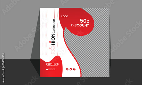 New Fashion Sale Professional Social Media Poster Design.