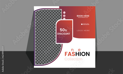 New Fashion Sale Professional Social Media Poster Design.