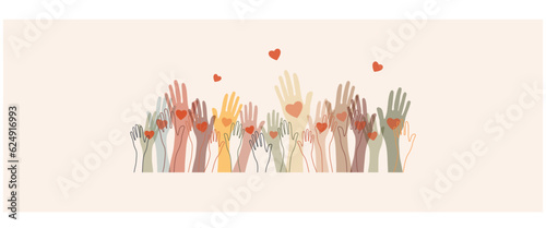 Charity, giving and donation poster template	