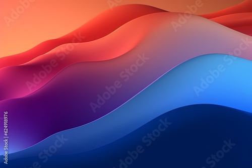 Colorfull waves, abstract background