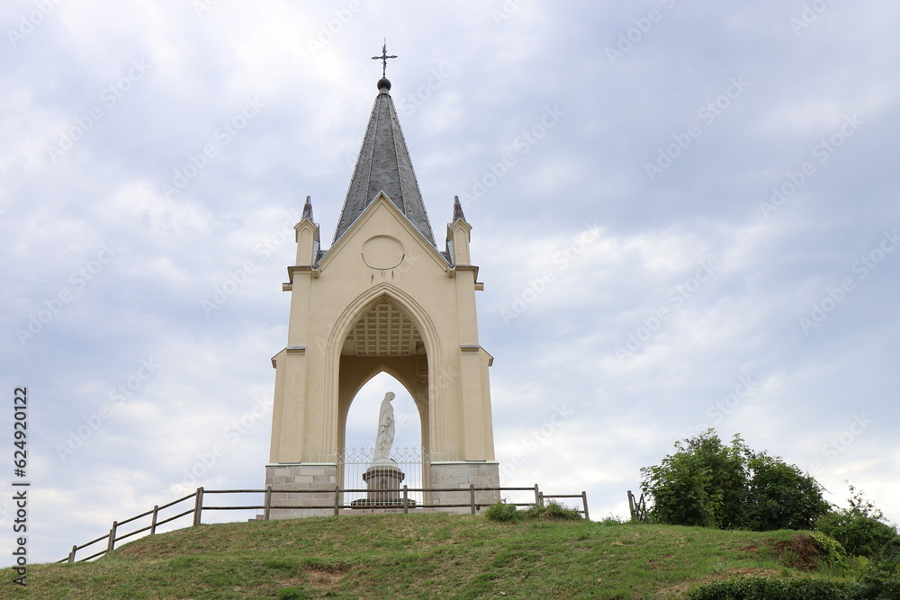 La chapelle Notre Dame de la Motte, ville de Vesoul, département de Haute Saone, France