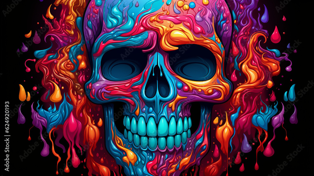 colorful skull skulls hd wallpapers colorful skull skulls hd wallpapers