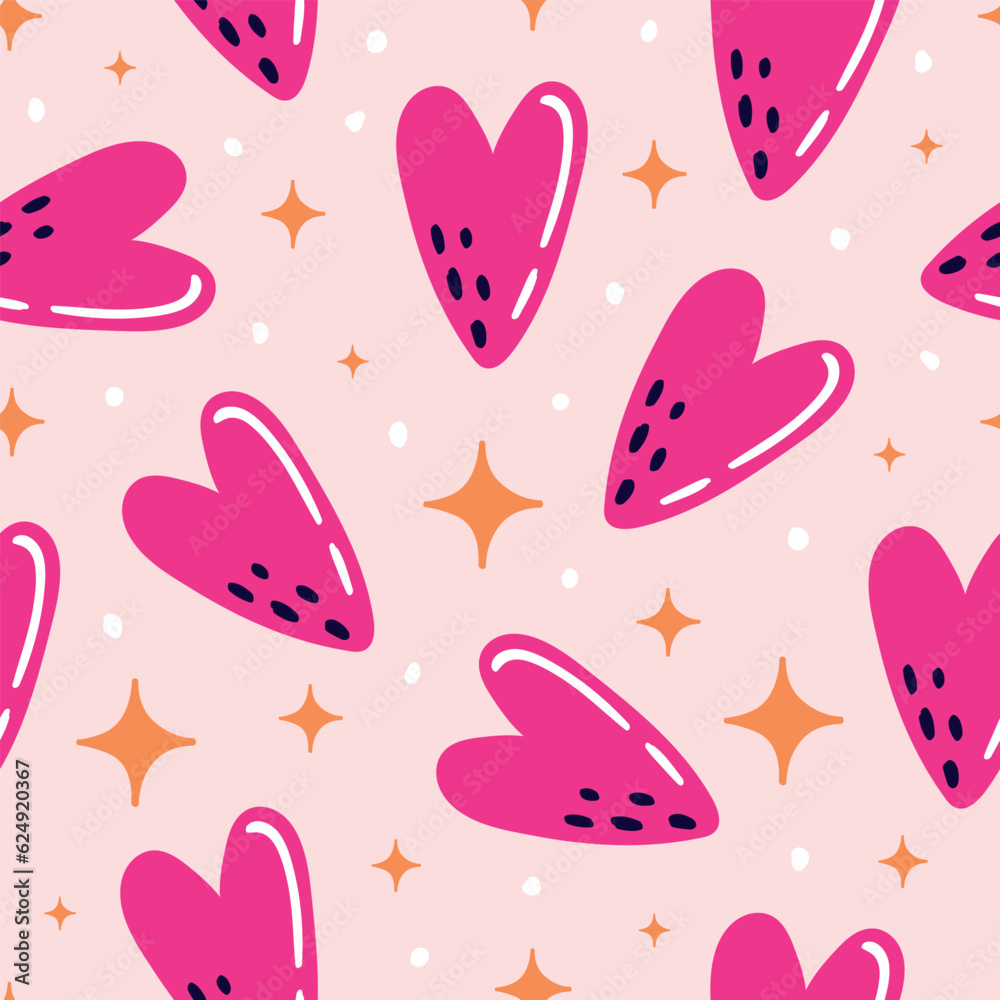 Love pattern. Hearts background. Hearts seamless pattern. San valentines pattern. Pink background Love pattern. Hearts background. Hearts seamless pattern. San valentines pattern. Pink background