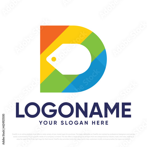 D Tag Logo Design