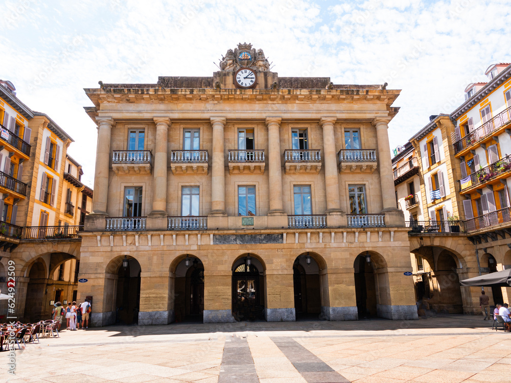 City Hall until the 1940s in San Sebastián Plaza de la Constitucion (Constitution Square).
