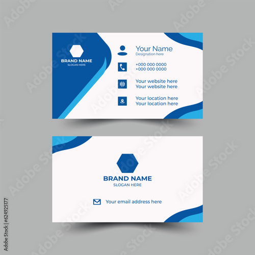 Fototapeta Naklejka Na Ścianę i Meble -  modern business design ,personal visiting card with company logo