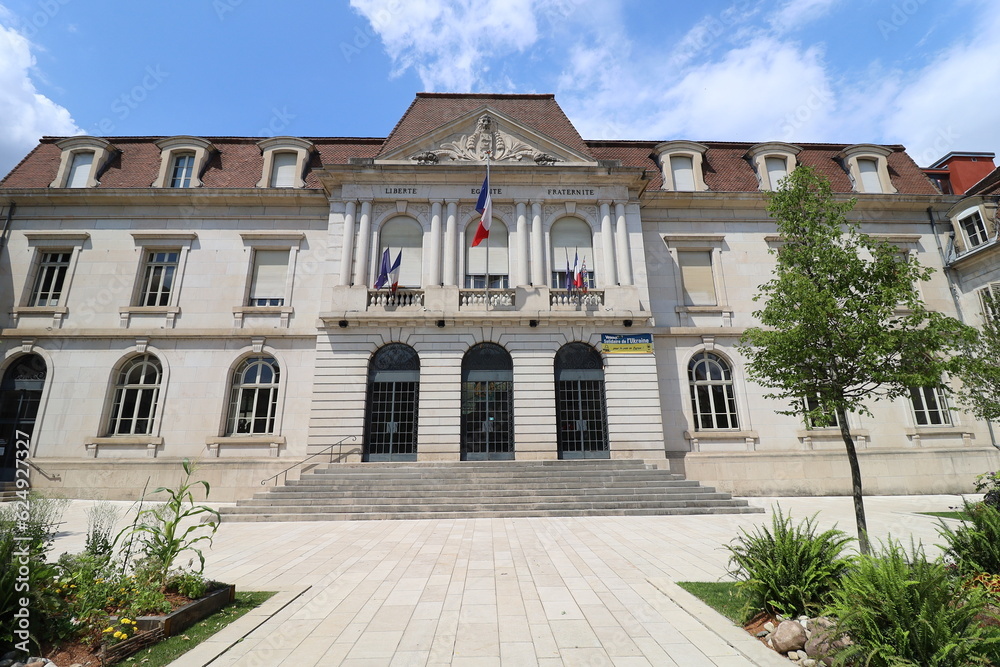 La mairie, ville de Vesoul, département de Haute Saone, France