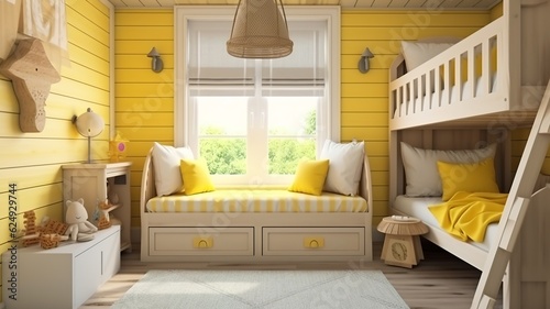 Beautyful room interior with AI